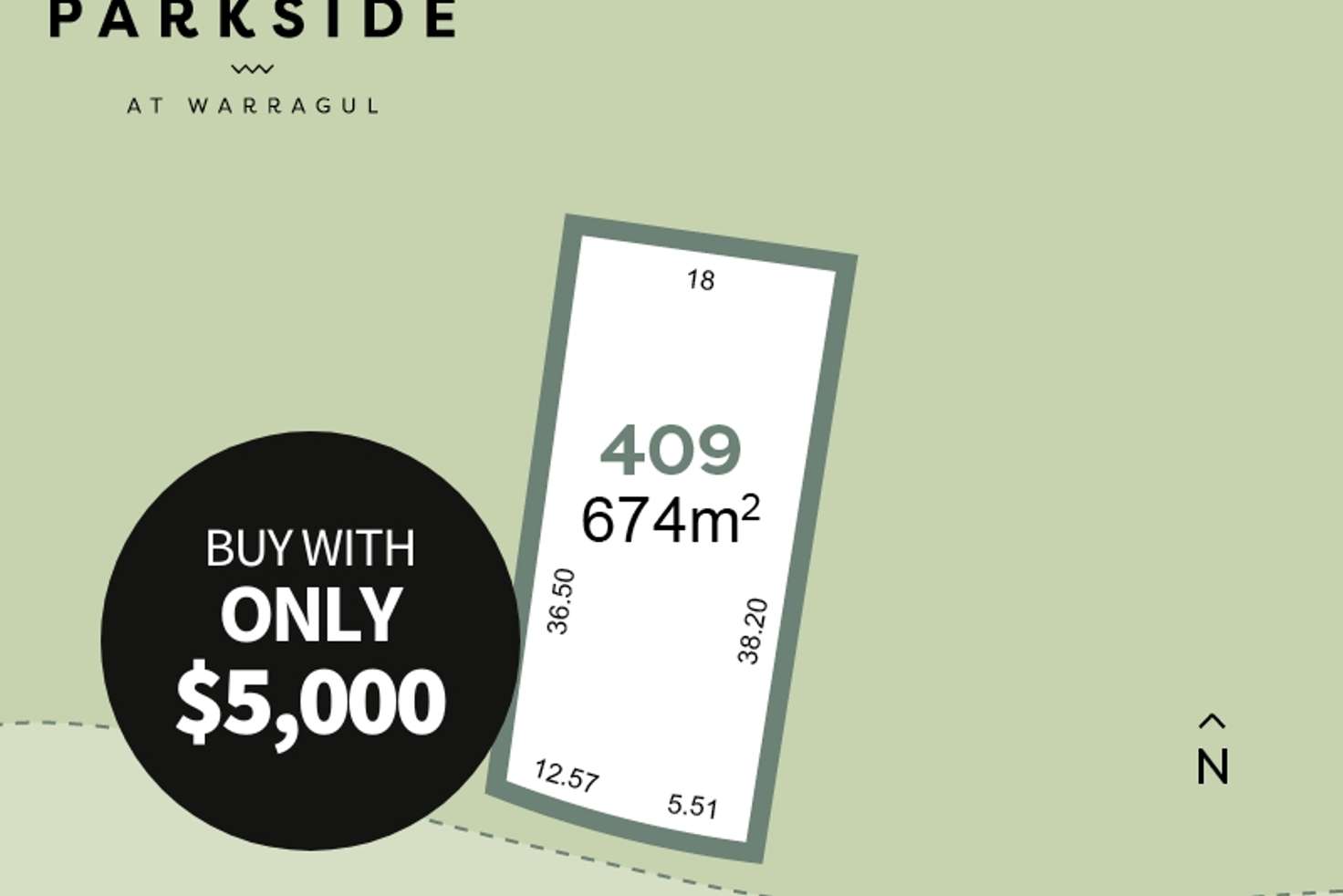 Main view of Homely residentialLand listing, Lot 409 Parkside at Warragul, Warragul VIC 3820