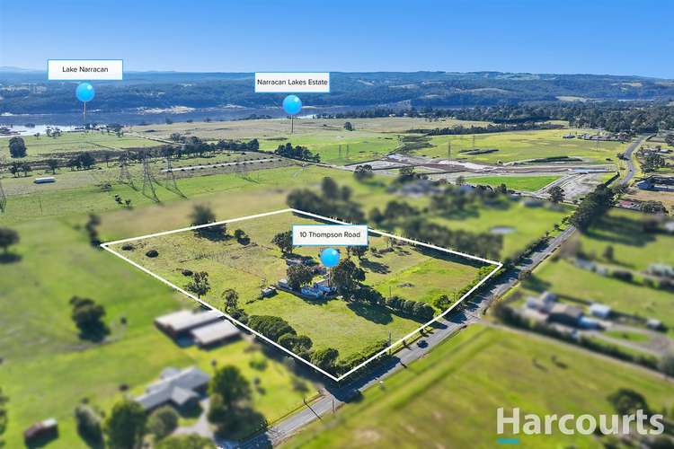Main view of Homely acreageSemiRural listing, 10 Thompsons Road, Newborough VIC 3825