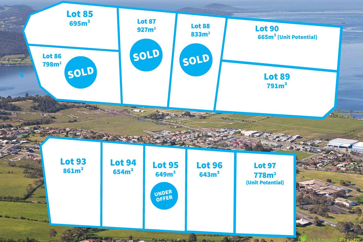 Main view of Homely residentialLand listing, Lot 88 Stage 9 Oakdowns Estate, Rokeby TAS 7019