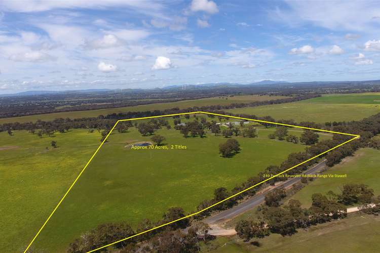 Main view of Homely acreageSemiRural listing, 249 Panrock Reservoir Rd Black Range Via, Stawell VIC 3380