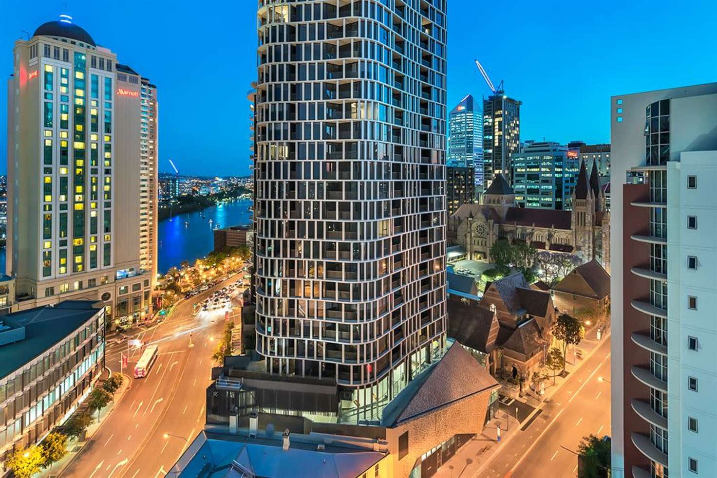 Main view of Homely apartment listing, 1702-03/570 Queen Street, Brisbane City QLD 4000