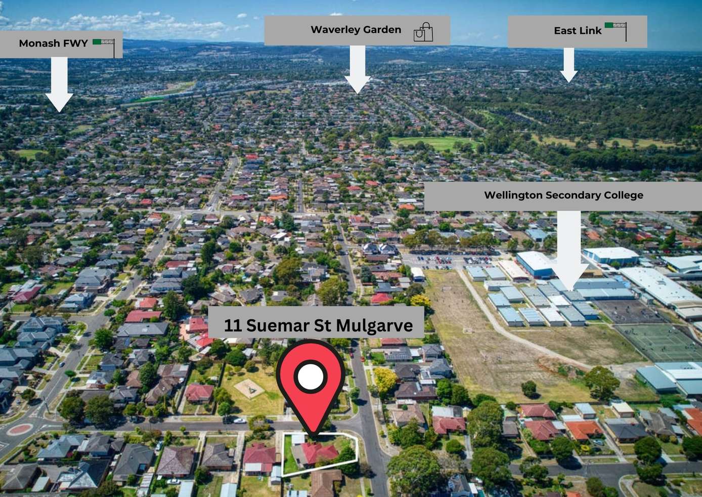 Main view of Homely house listing, 11 Suemar Street, Mulgrave VIC 3170