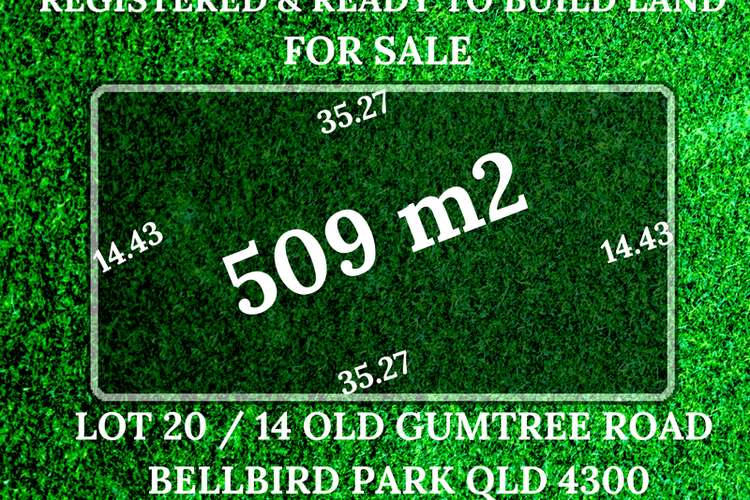 Lot 20/14 Old Gumtree Road, Bellbird Park QLD 4300
