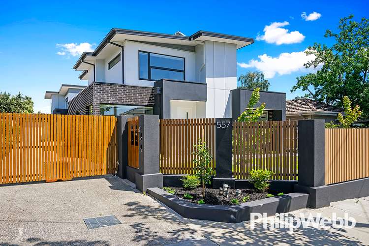 Main view of Homely townhouse listing, 1/557 Middleborough Road, Box Hill North VIC 3129
