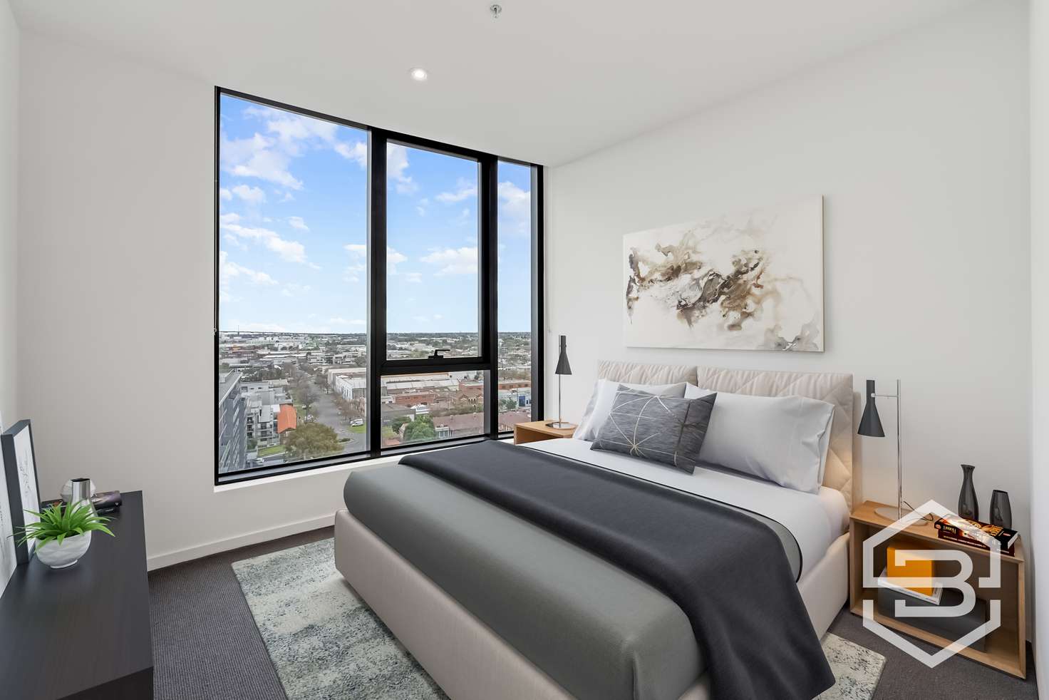 Main view of Homely apartment listing, 1410/8 Hopkins Street, Footscray VIC 3011