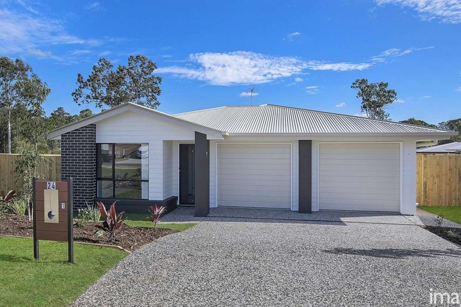 Main view of Homely semiDetached listing, 2/24 Rogers Street, Brassall QLD 4305
