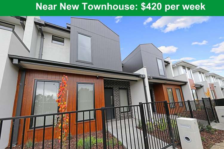 Main view of Homely townhouse listing, 5 Wallara Waters Boulevard, Wallan VIC 3756