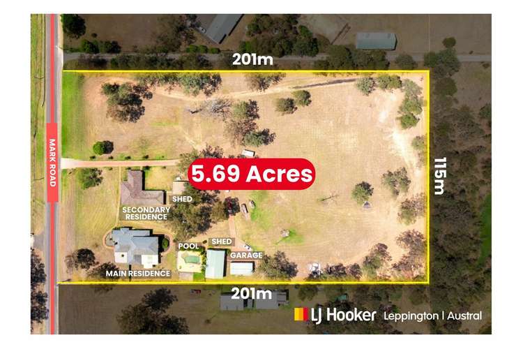 Second view of Homely acreageSemiRural listing, 84 Mark Road, Rossmore NSW 2557