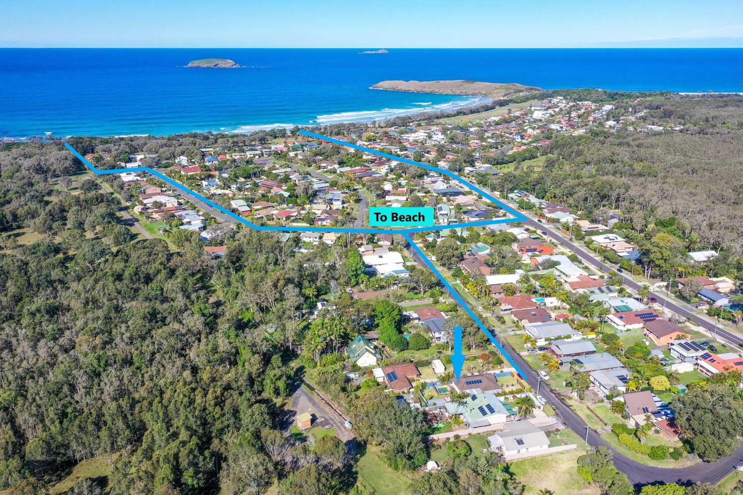 Main view of Homely house listing, 23 Pine Crescent, Sandy Beach NSW 2456