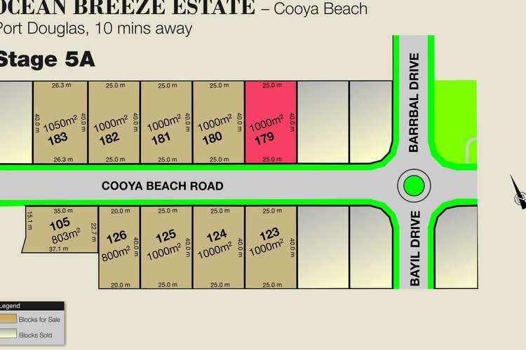 Main view of Homely residentialLand listing, Lot 179 Cooya Beach Road, Bonnie Doon QLD 4873