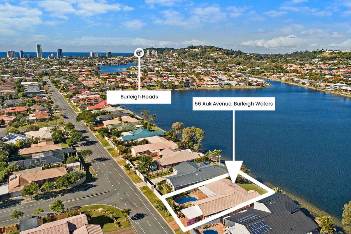 Main view of Homely house listing, 56 Auk Avenue, Burleigh Waters QLD 4220