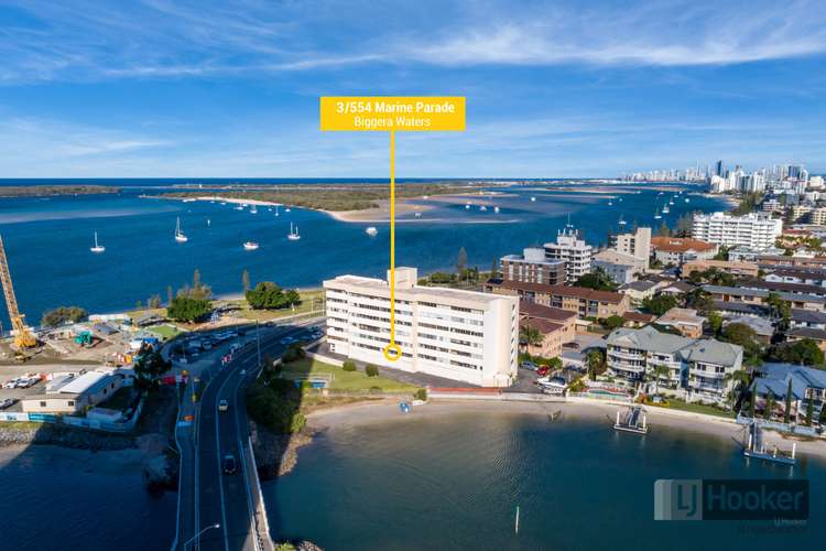 Second view of Homely apartment listing, 3/554 Marine Parade, Biggera Waters QLD 4216