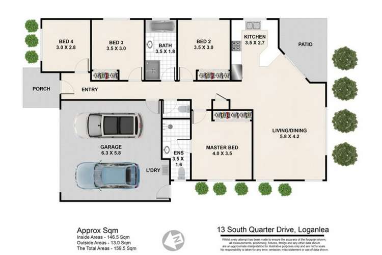 Fifth view of Homely house listing, 13. South Quarter Drive, Loganlea QLD 4131