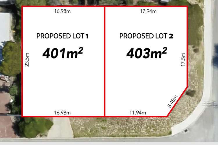 Second view of Homely residentialLand listing, Lot Lot 1/2 Mayer Close, Noranda WA 6062