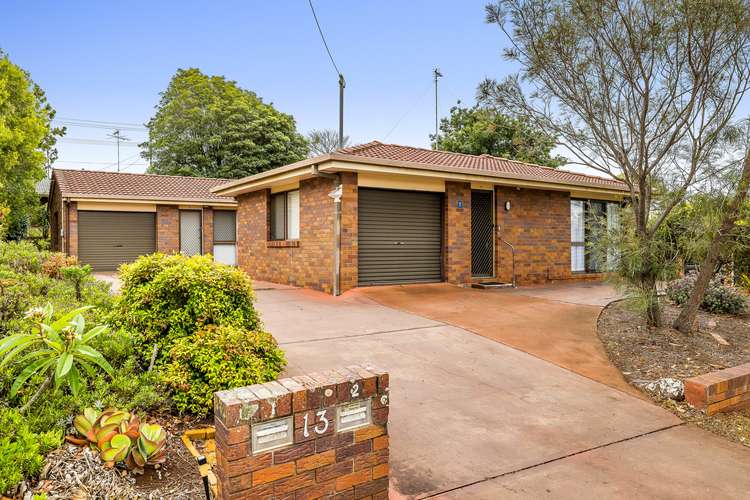 Main view of Homely semiDetached listing, 1 & 2/13 Agnes Street, Centenary Heights QLD 4350