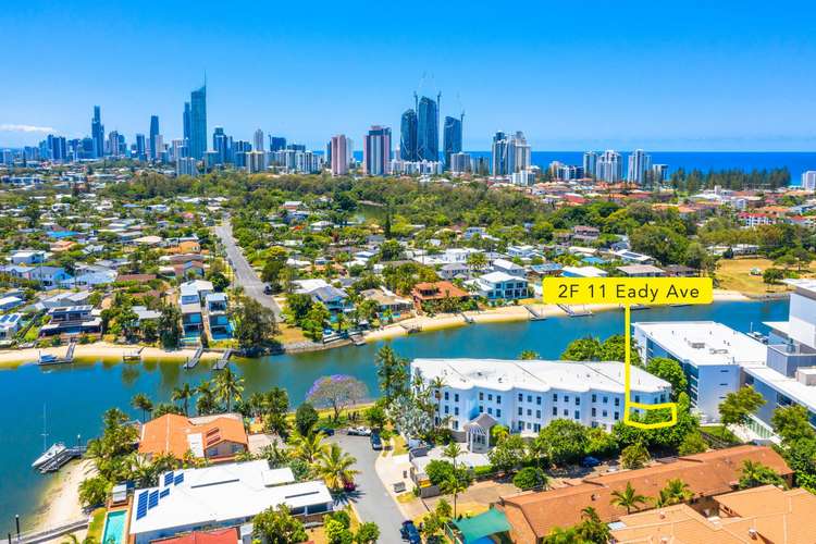 Main view of Homely unit listing, 2F/11 Eady Avenue, Broadbeach Waters QLD 4218