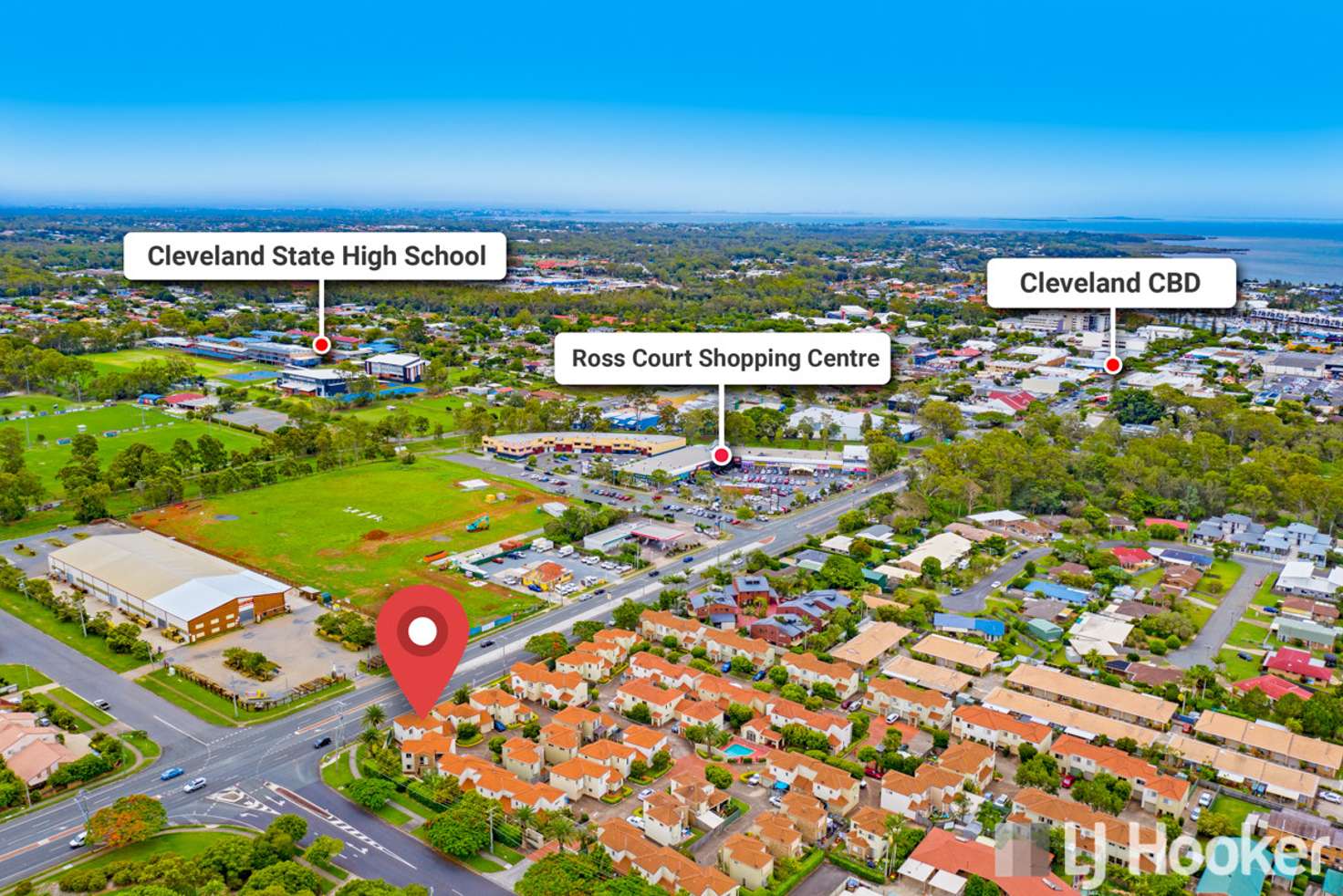 Main view of Homely townhouse listing, 13/136 Princess Street, Cleveland QLD 4163