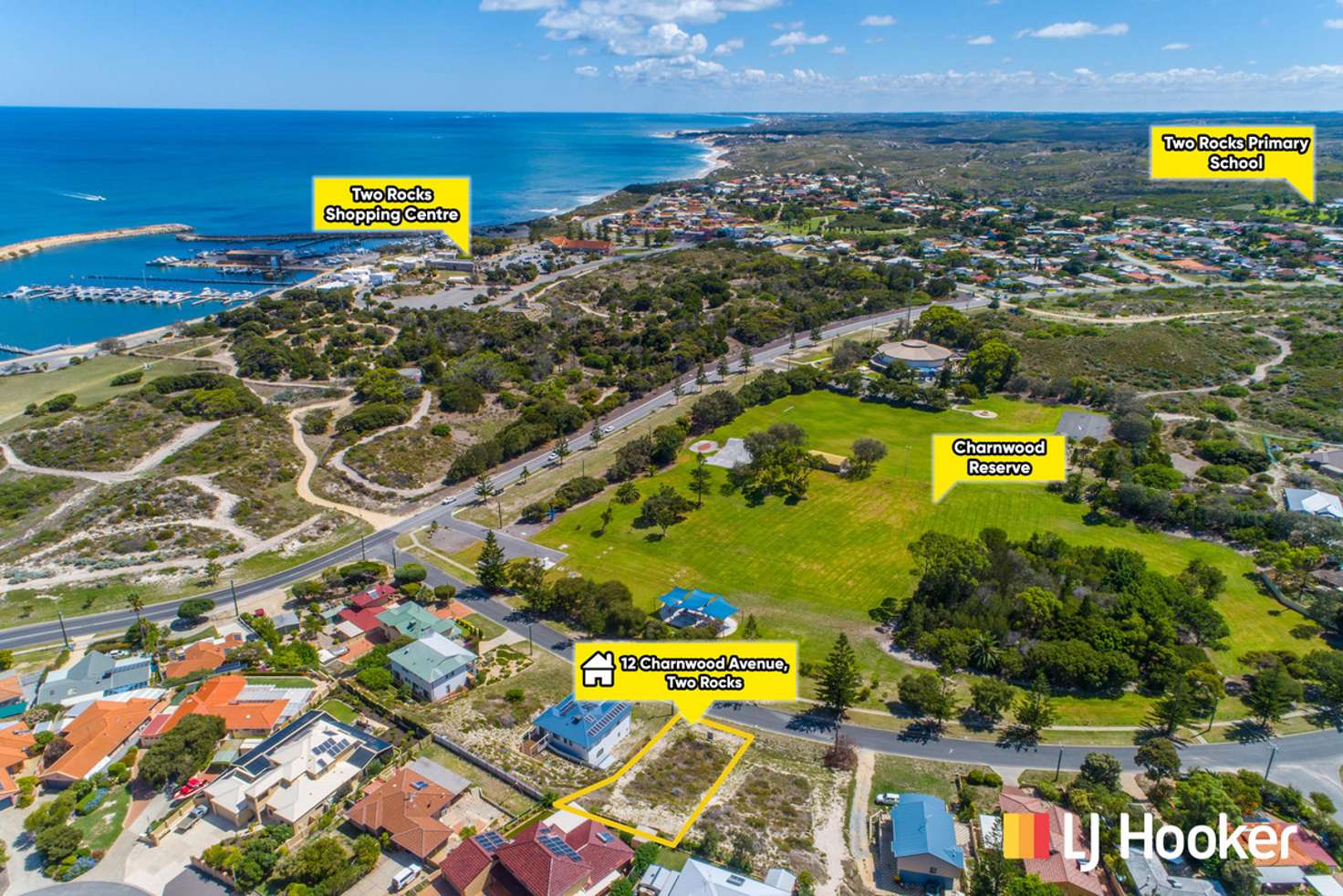 Main view of Homely residentialLand listing, 12 Charnwood Avenue, Two Rocks WA 6037