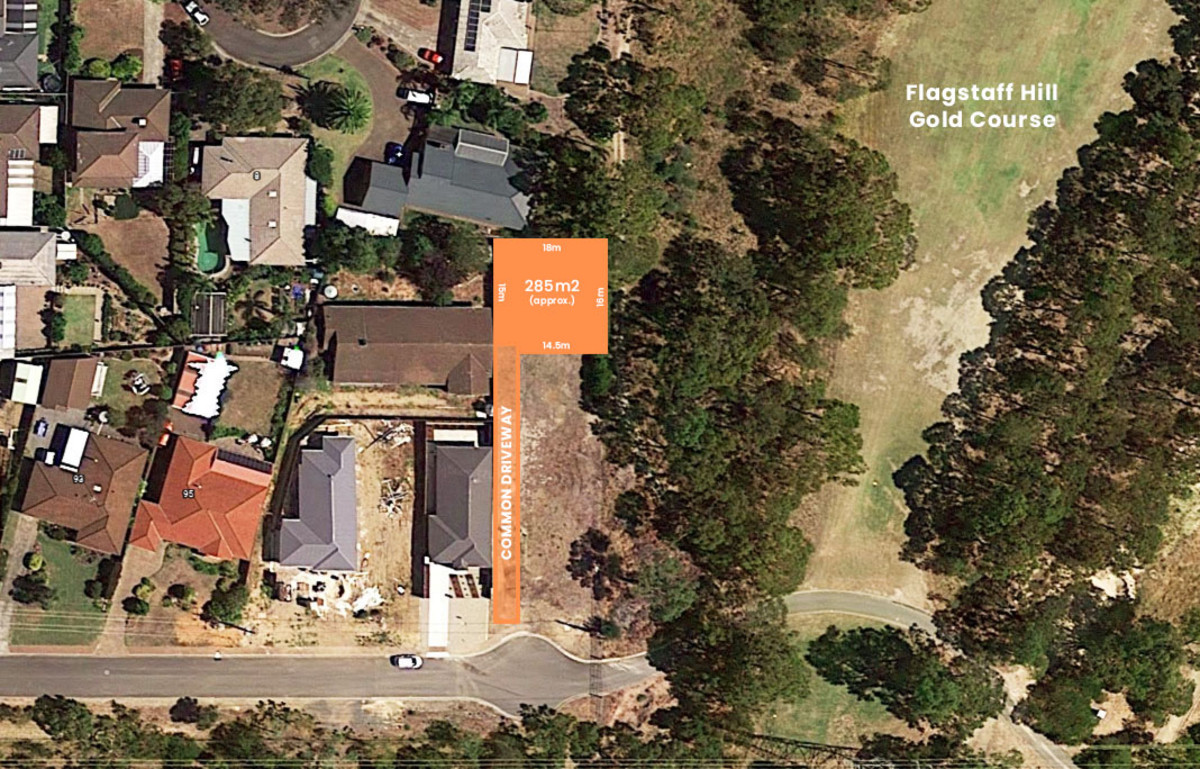 Main view of Homely residentialLand listing, Lot Lot 3/99 Daveys Road, Flagstaff Hill SA 5159