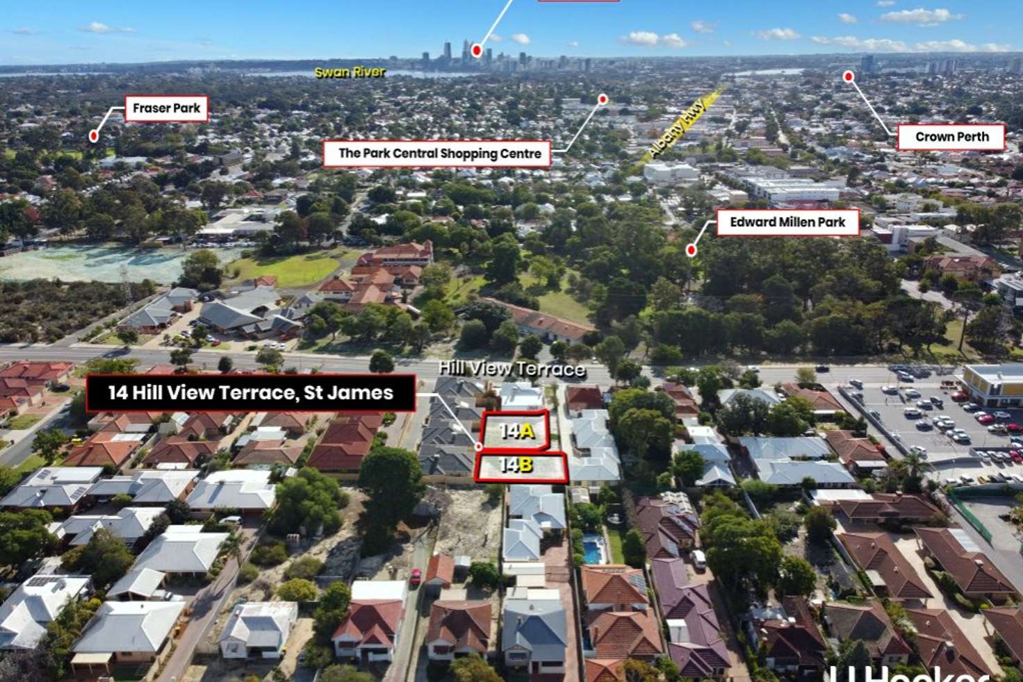 Main view of Homely residentialLand listing, 14A Hill View Terrace, St James WA 6102