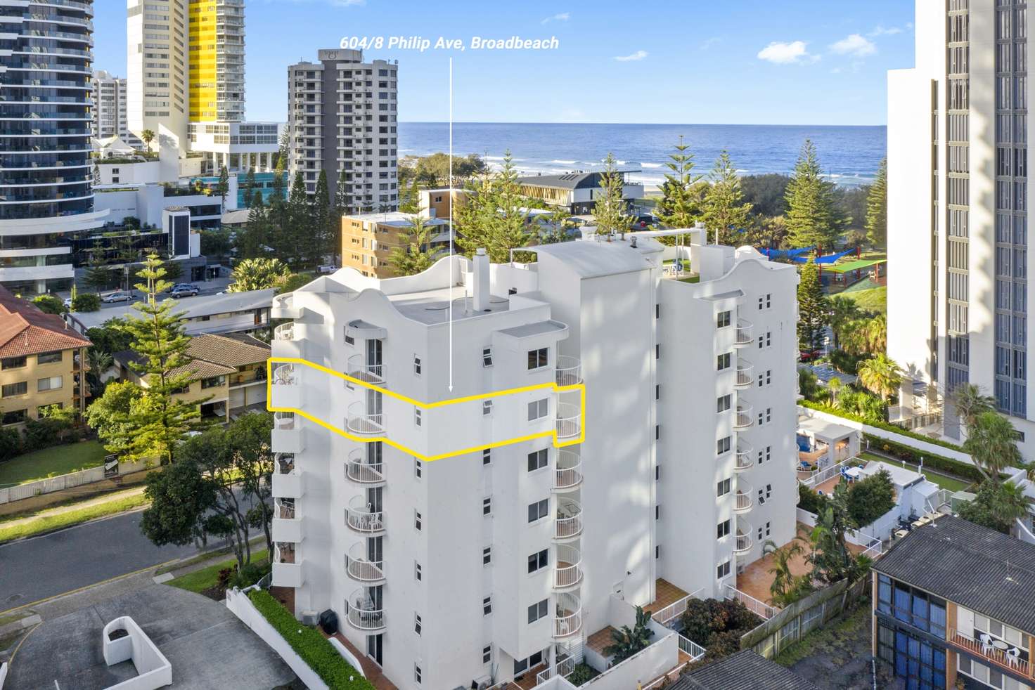 Main view of Homely apartment listing, 604/8 Philip Avenue, Broadbeach QLD 4218
