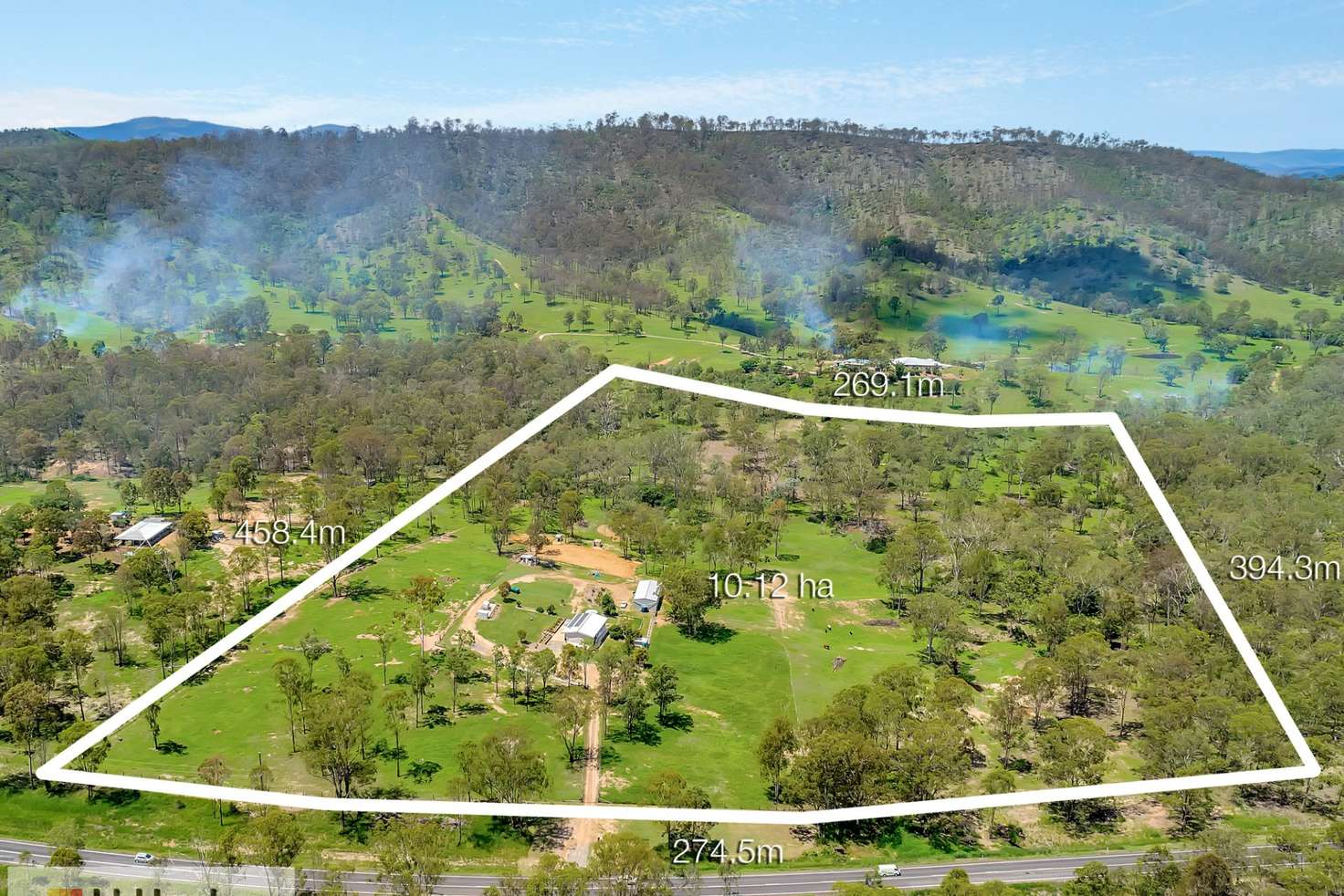 Main view of Homely acreageSemiRural listing, 6264 Brisbane Valley Highway, Biarra QLD 4313