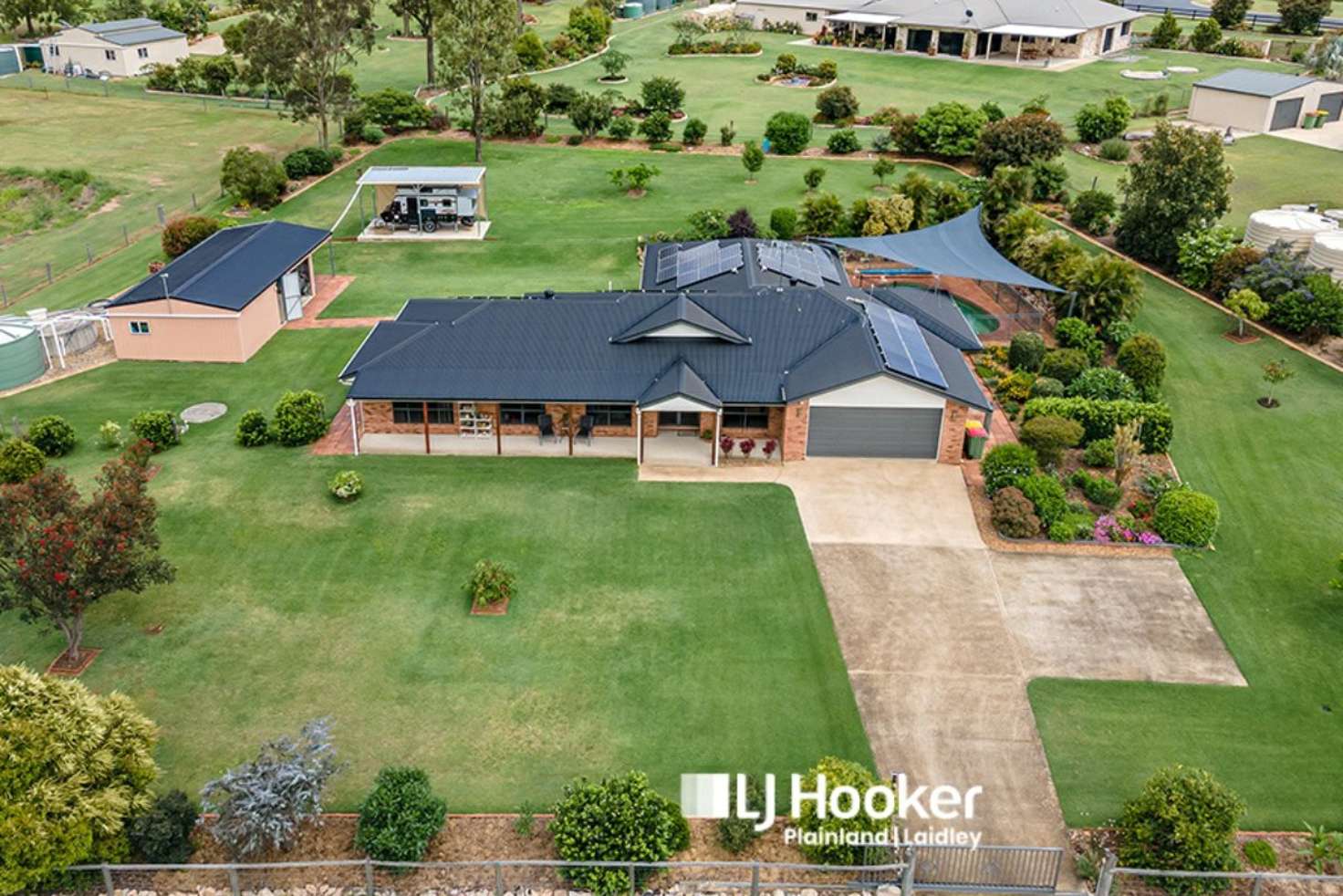 Main view of Homely acreageSemiRural listing, 53 Hannant Rd, Kensington Grove QLD 4341