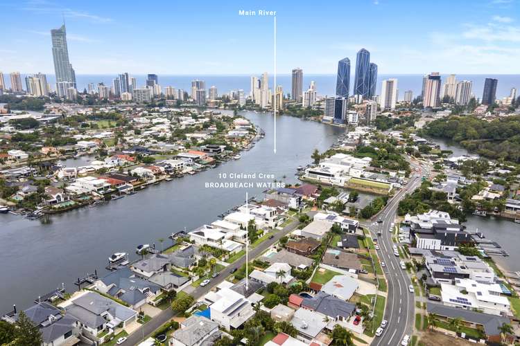 Main view of Homely house listing, 10 Cleland Crescent, Broadbeach Waters QLD 4218