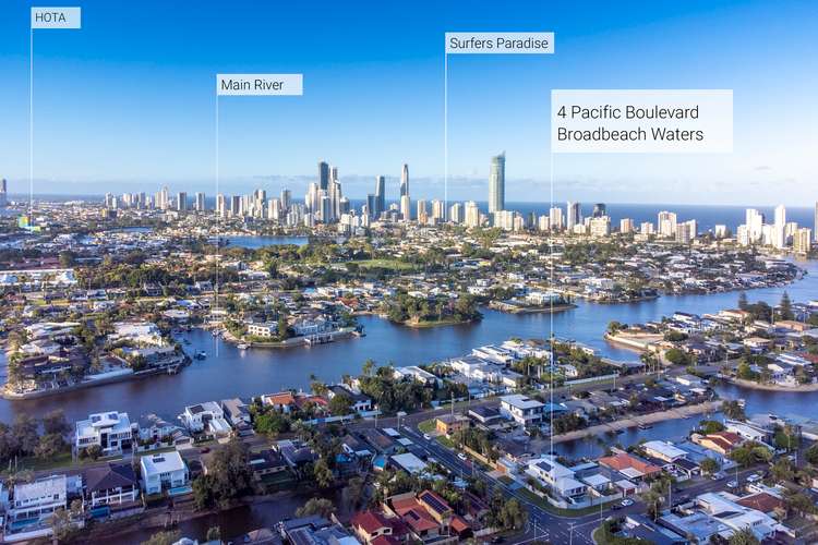 Second view of Homely house listing, 4 Pacific Boulevard, Broadbeach Waters QLD 4218