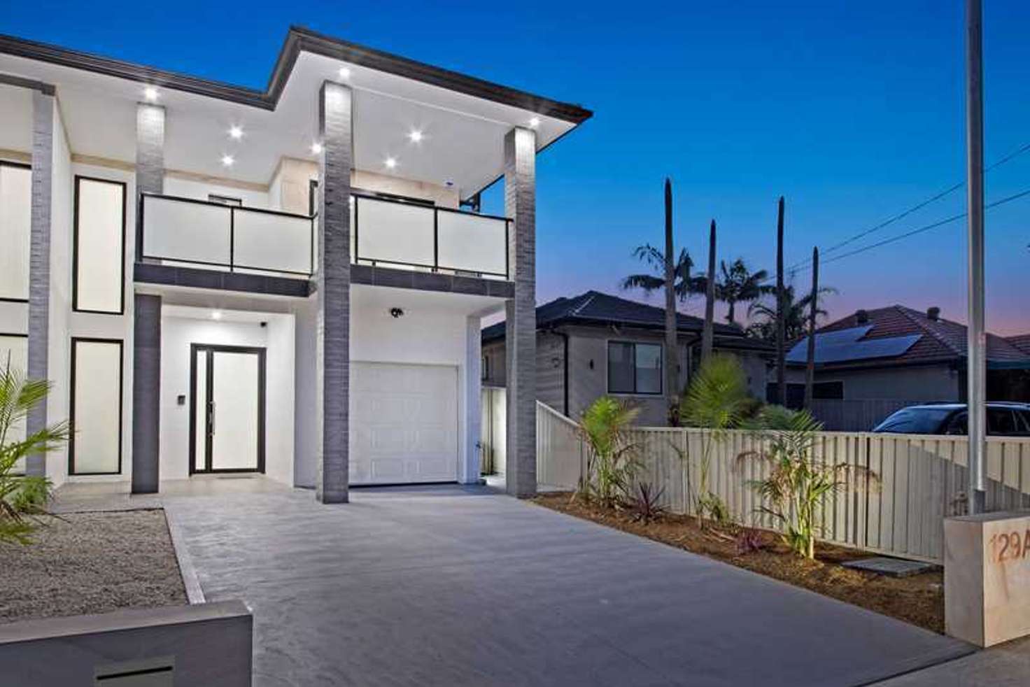 Main view of Homely semiDetached listing, 129A Wilbur Street, Greenacre NSW 2190