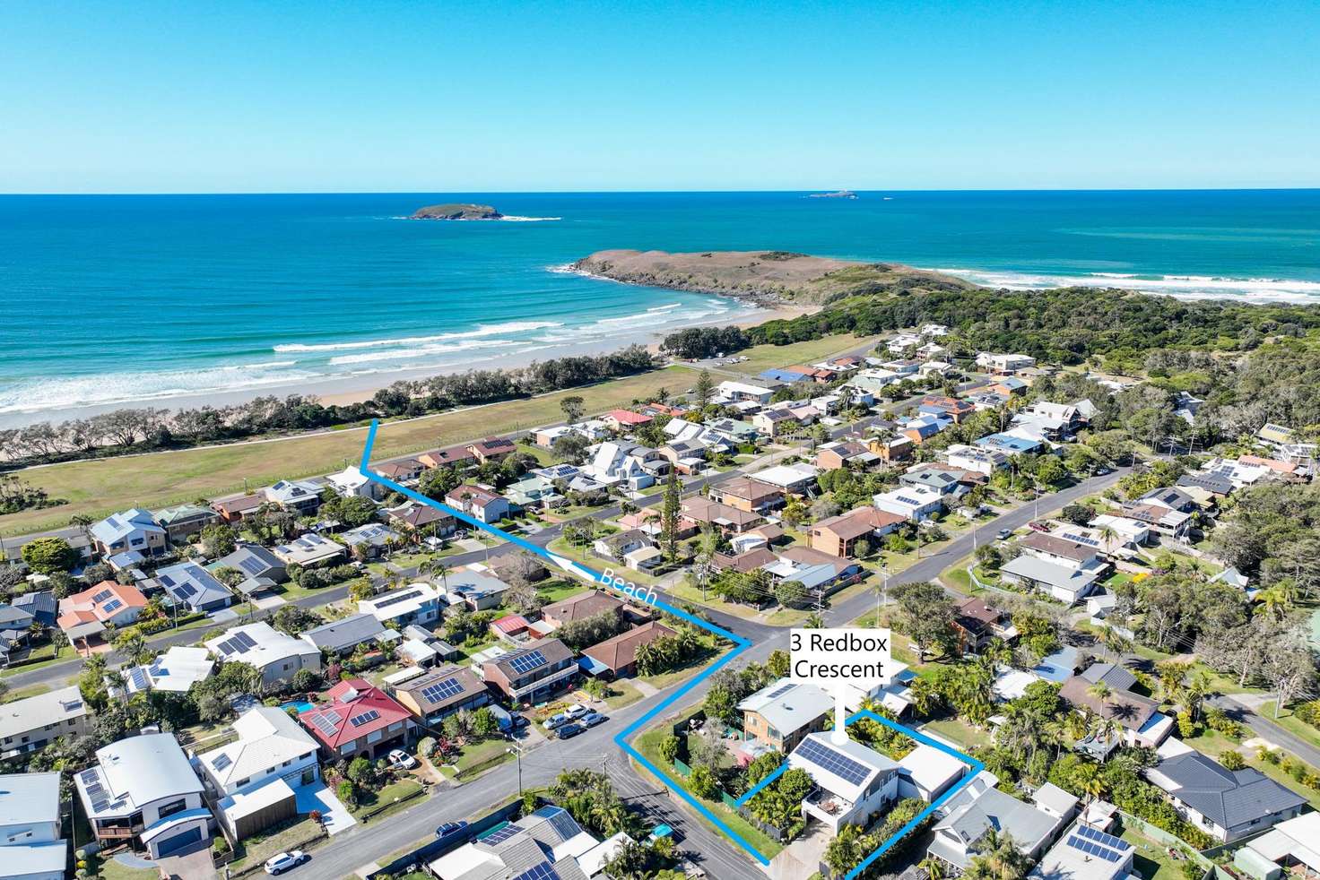 Main view of Homely house listing, 3 Redbox Crescent, Sandy Beach NSW 2456