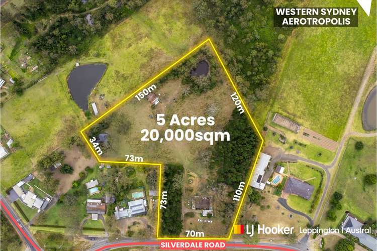 Main view of Homely acreageSemiRural listing, 2450 Silverdale Road, Wallacia NSW 2745