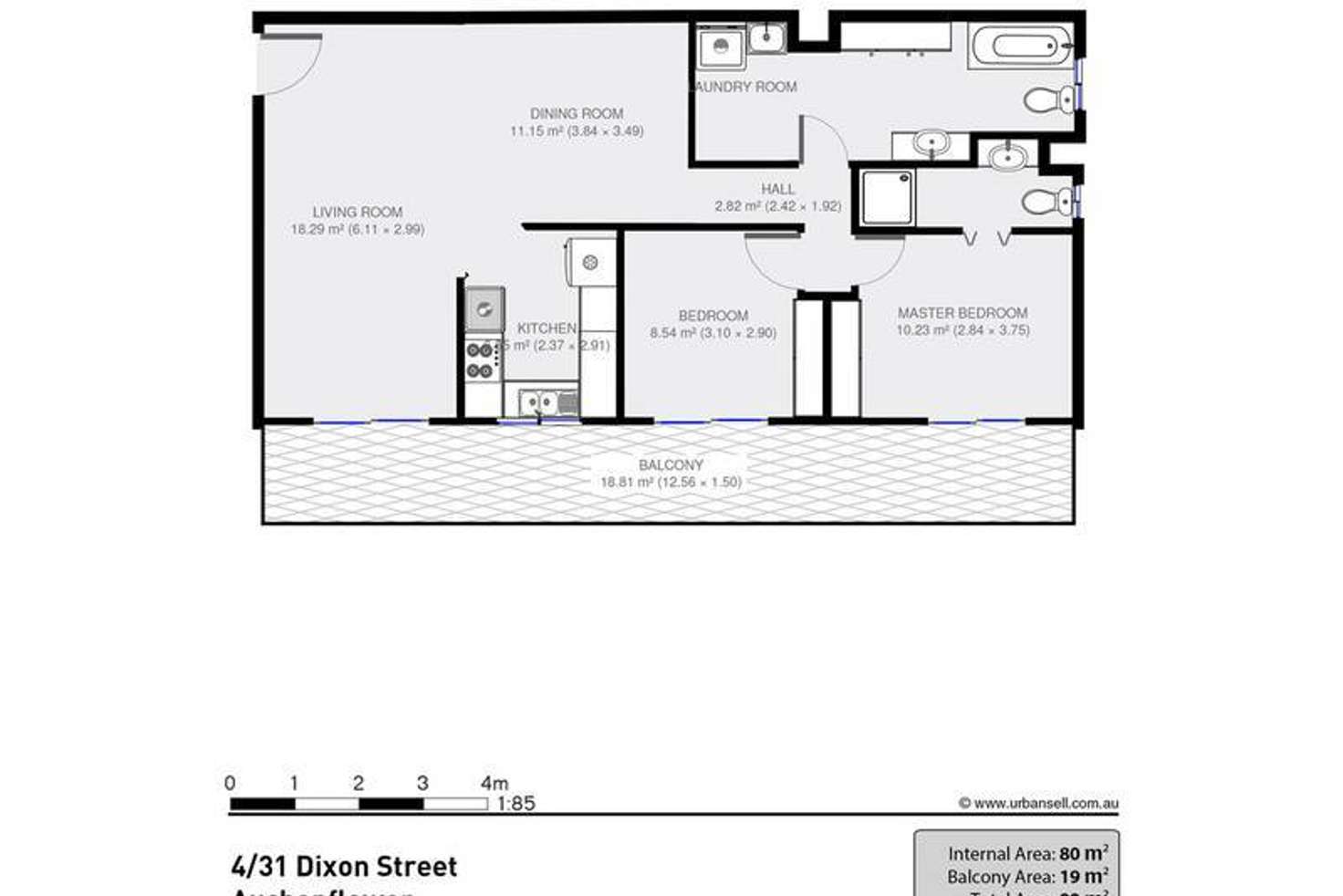 Main view of Homely unit listing, 4/33 Dixon Street, Auchenflower QLD 4066