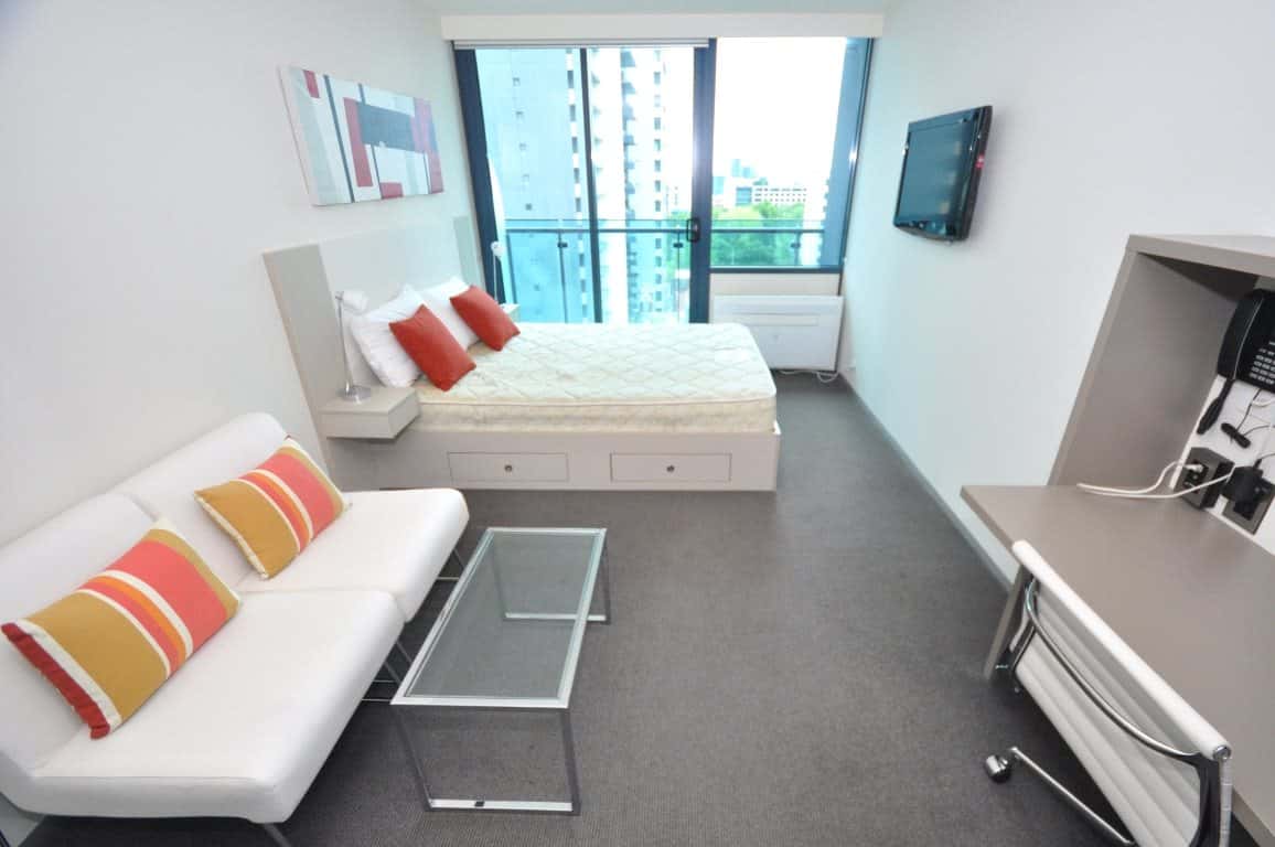 Main view of Homely studio listing, 411/181 ABeckett Street, Melbourne VIC 3000