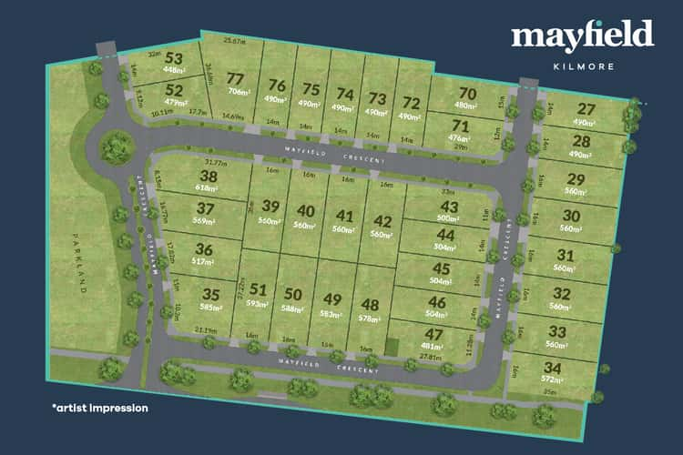 Main view of Homely residentialLand listing, 33 Lot 14 Mayfield Cres, Kilmore VIC 3764