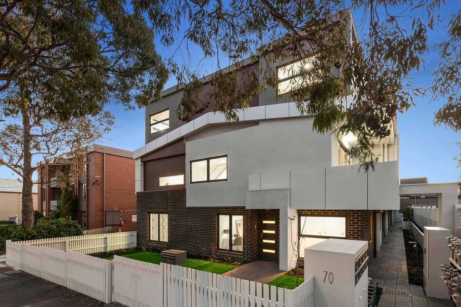 Main view of Homely townhouse listing, 1/70 Auburn Road, Hawthorn VIC 3122