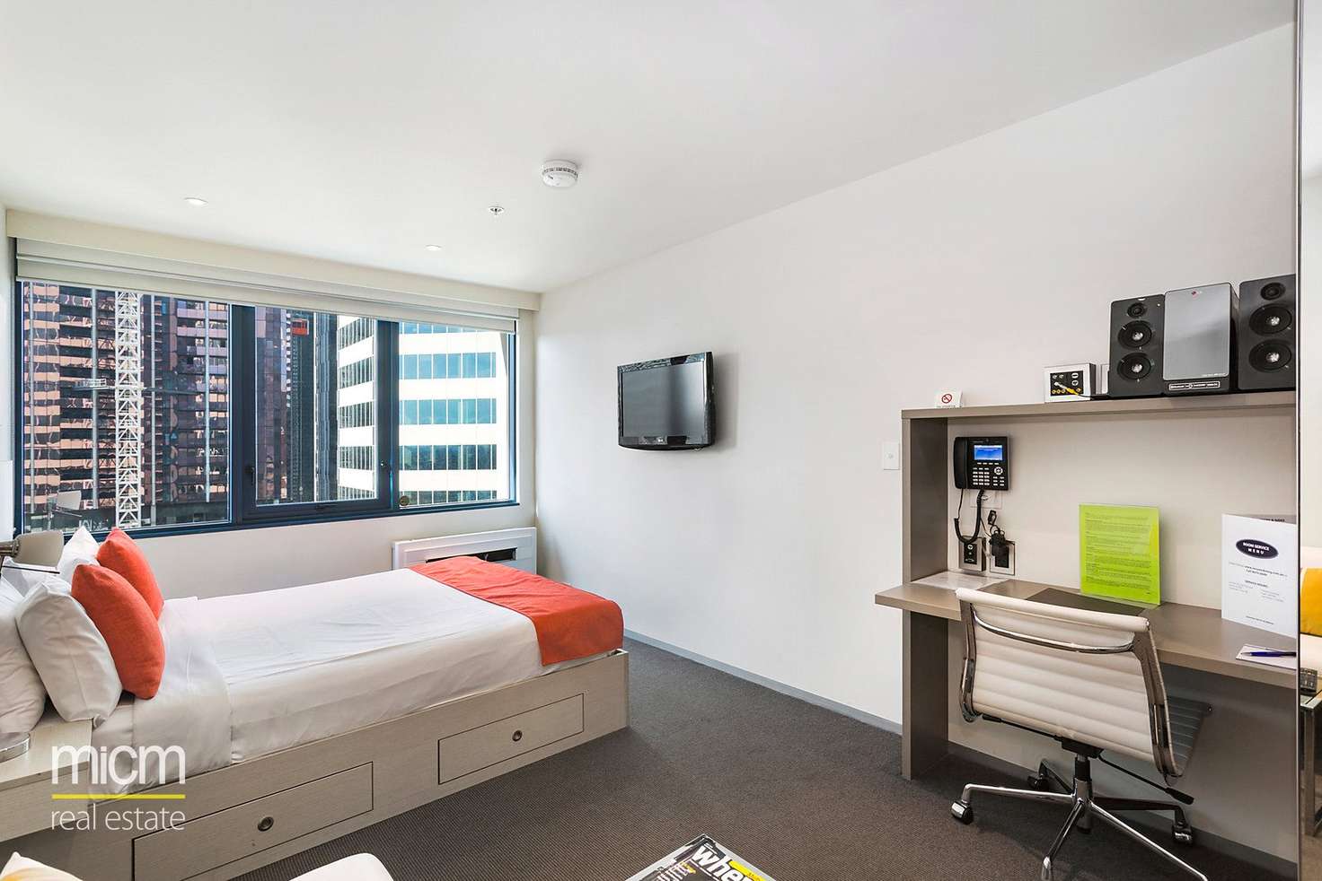 Main view of Homely studio listing, 1209/181 A’Beckett Street, Melbourne VIC 3000