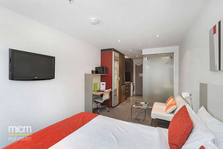 Second view of Homely studio listing, 1209/181 A’Beckett Street, Melbourne VIC 3000