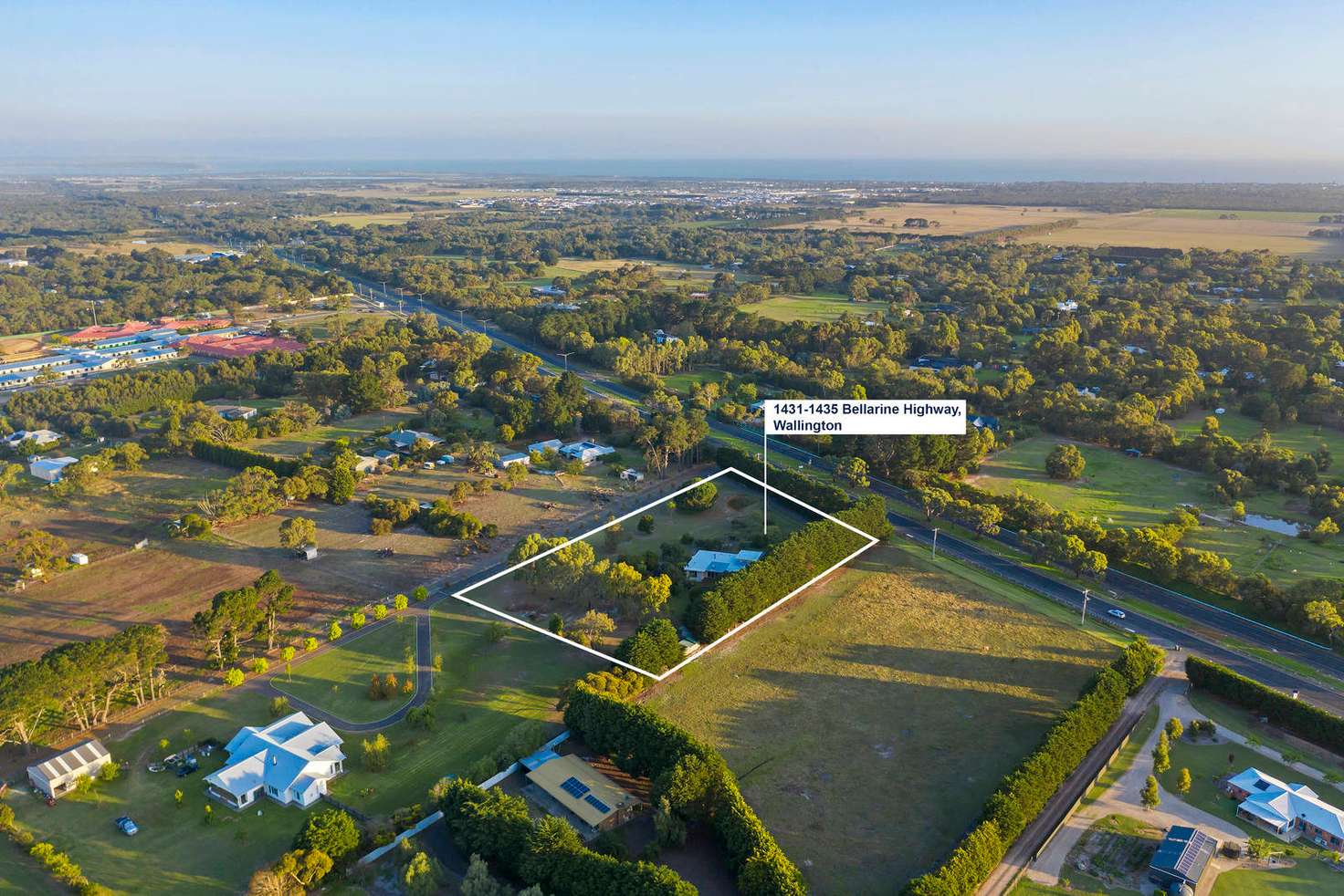 Main view of Homely acreageSemiRural listing, 1431 - 1435 Bellarine Highway, Wallington VIC 3222