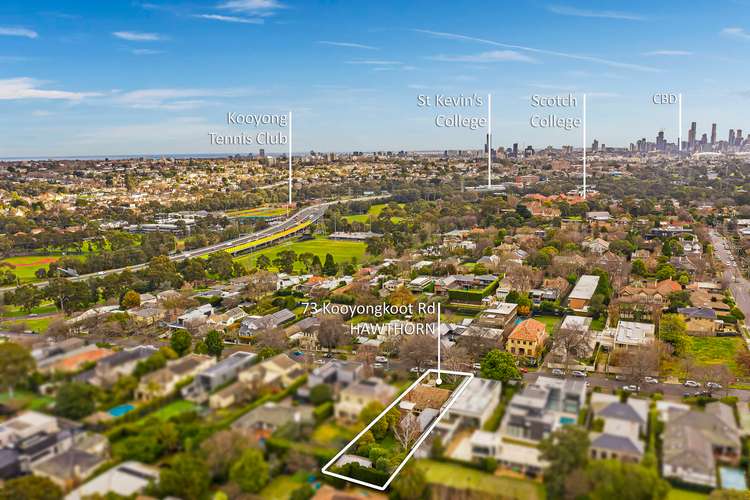 Second view of Homely house listing, 73 Kooyongkoot Road, Hawthorn VIC 3122