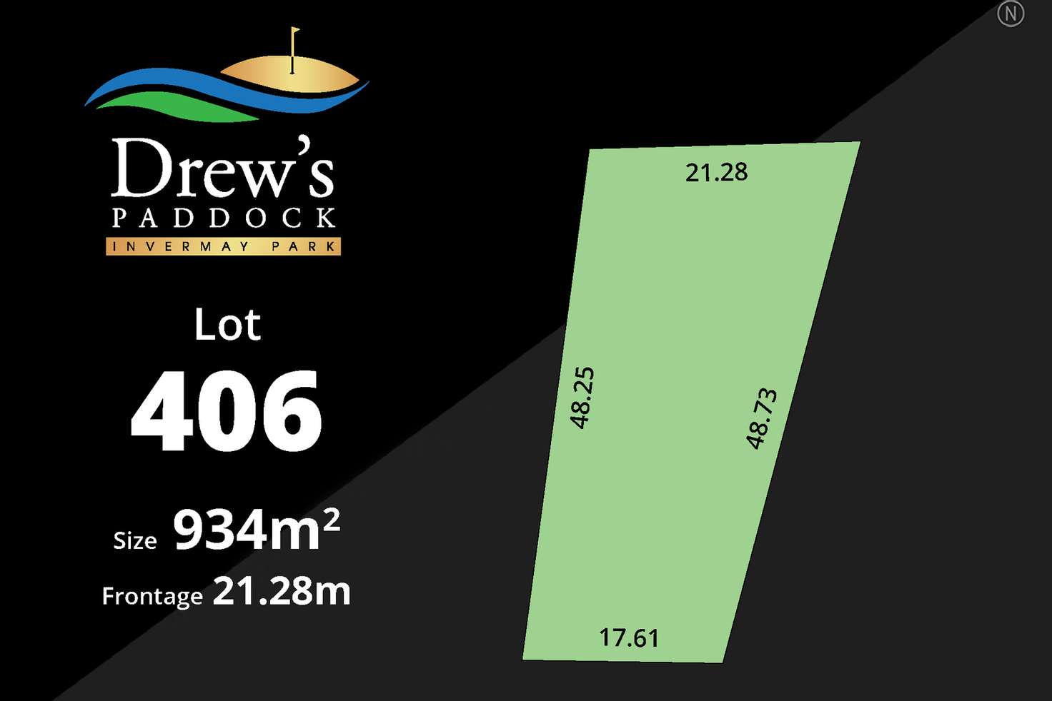 Main view of Homely residentialLand listing, Drew's Paddock/Lot 406 Divot Circuit, Invermay Park VIC 3350