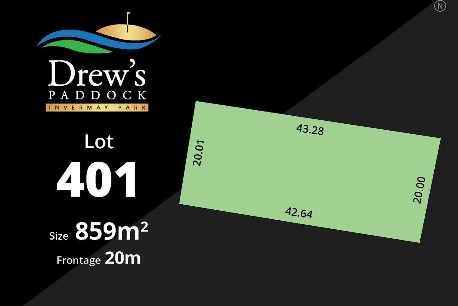 Main view of Homely residentialLand listing, Drew's Paddock/Lot 401 Divot Circuit, Invermay Park VIC 3350