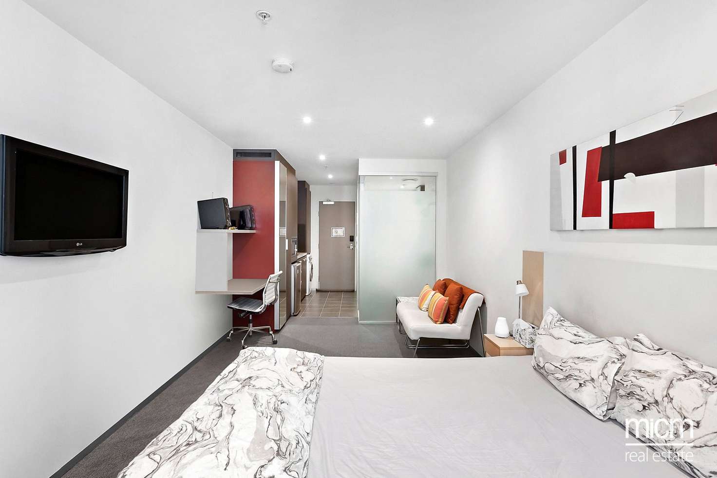 Main view of Homely studio listing, 2511/181 ABeckett Street, Melbourne VIC 3000