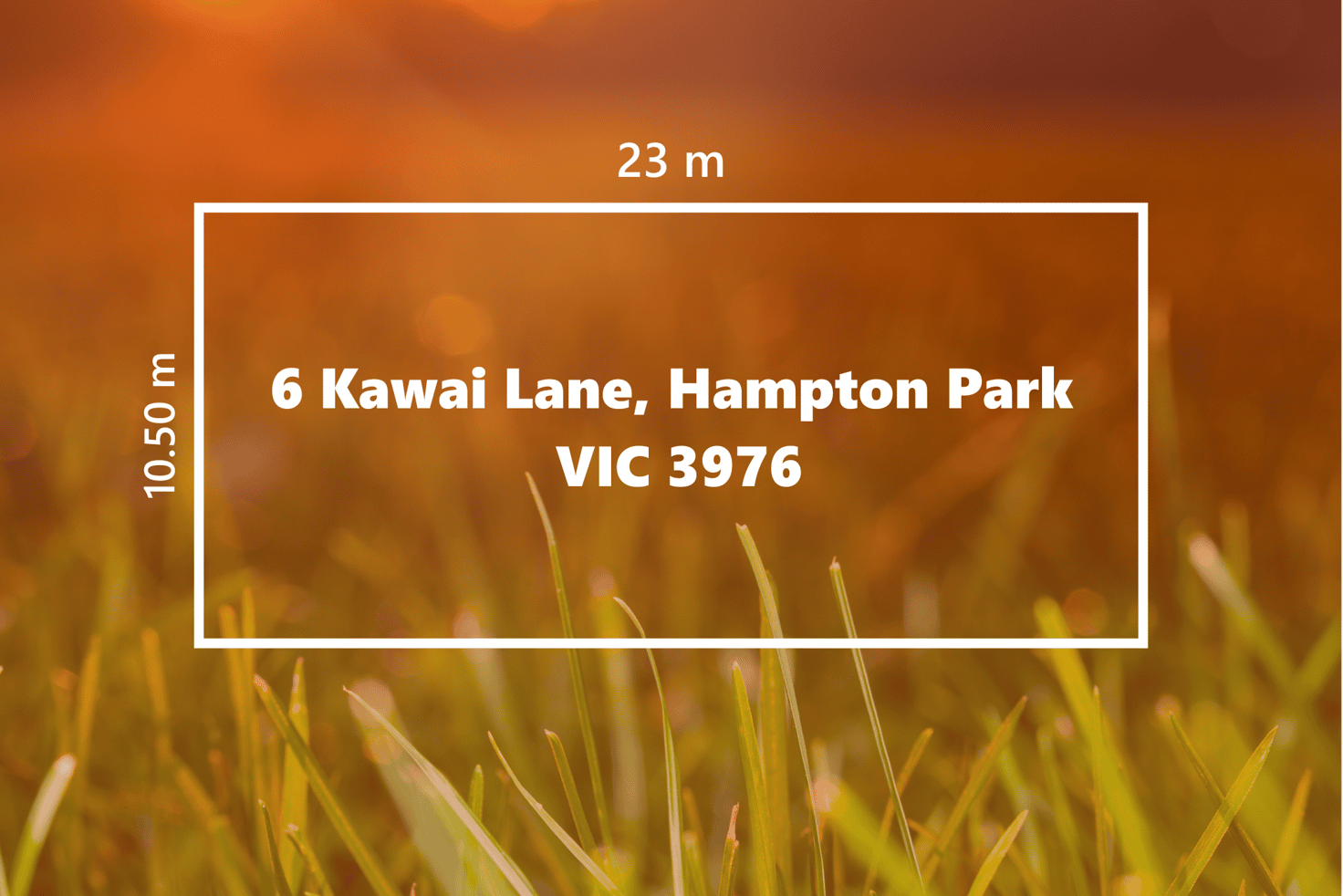 Main view of Homely residentialLand listing, 6 Kawai Lane, Hampton Park VIC 3976