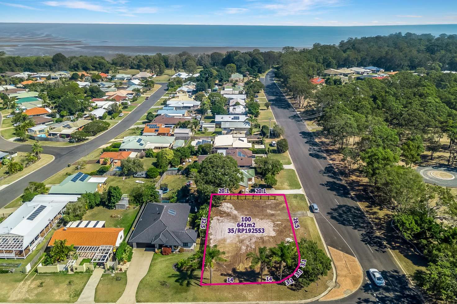 Main view of Homely residentialLand listing, 100 Corser Street, Point Vernon QLD 4655