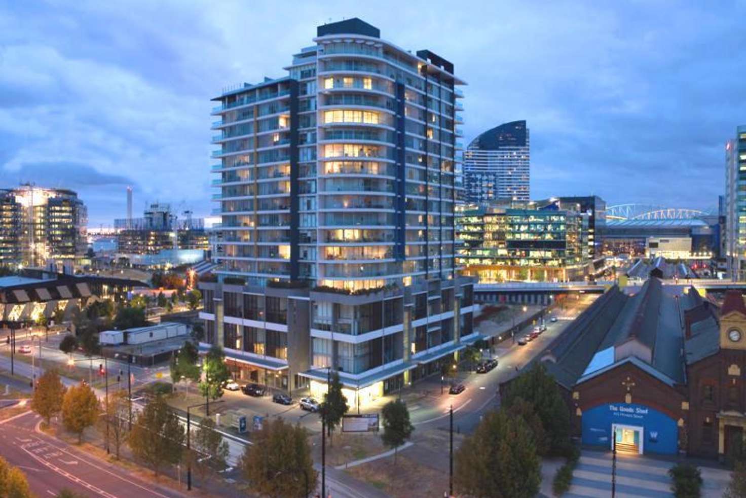 Main view of Homely apartment listing, 1403/8 McCrae Street, Docklands VIC 3008