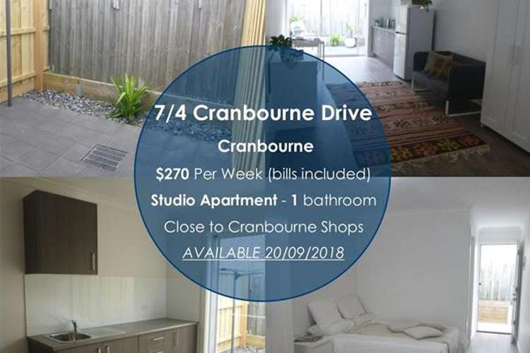 Main view of Homely apartment listing, 7/4 Cranbourne Drive, Cranbourne VIC 3977