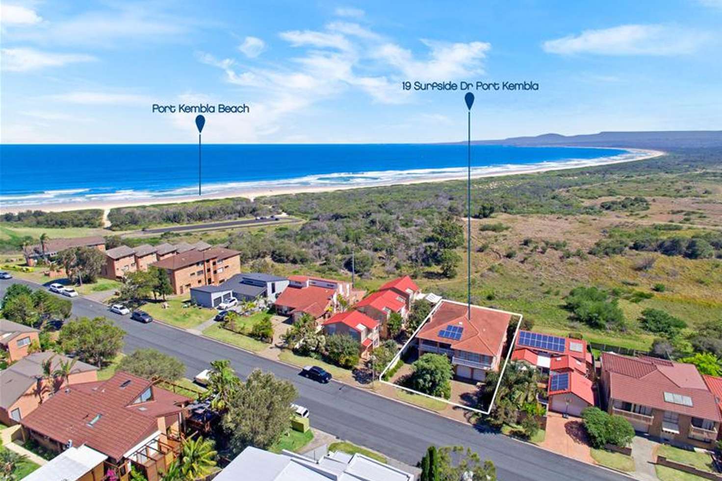 Main view of Homely house listing, 19 Surfside Drive, Port Kembla NSW 2505