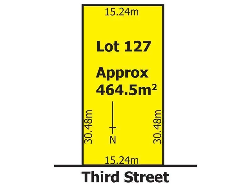 Main view of Homely land listing, Lot /127 (1) Third Street, Wingfield SA 5013