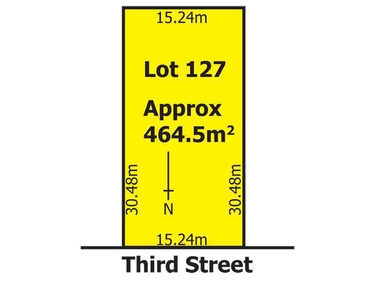 Main view of Homely land listing, Lot /127 (1) Third Street, Wingfield SA 5013